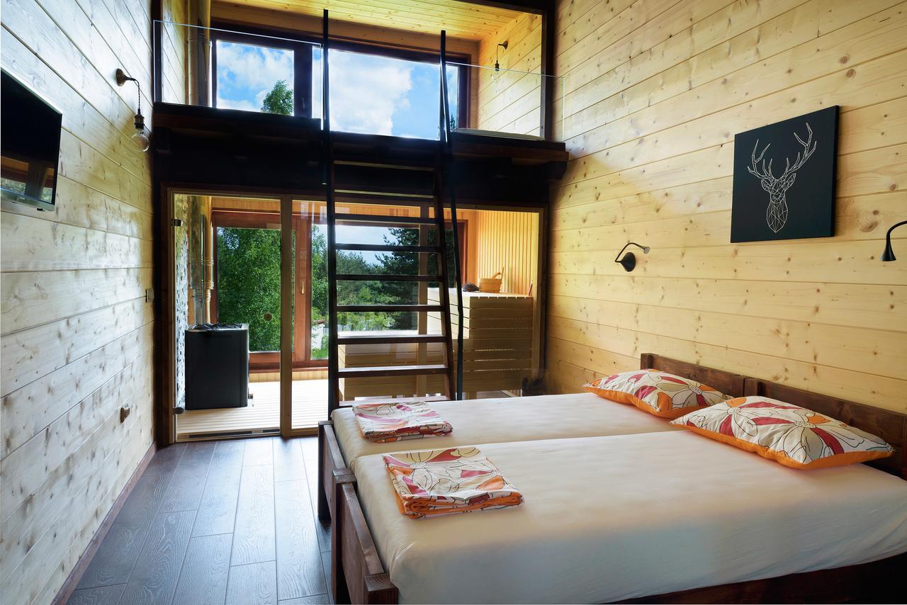 Pinus Villas Lodge With Private Jacuzzi & Phyto-Sauna Retreat Zheleznitsa Exterior foto